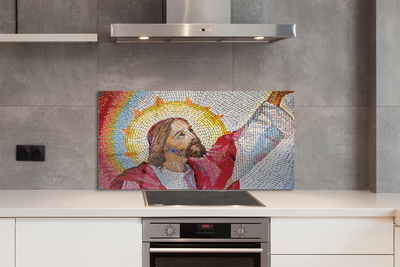 Pannello paraschizzi cucina Mosaico di Gesù