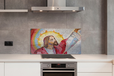 Pannello paraschizzi cucina Mosaico di Gesù