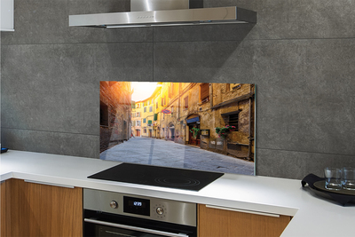 Pannello paraschizzi cucina Italia Edifici di strada