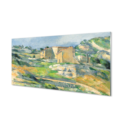 Rivestimento parete cucina Case in Provenza di Paul Cézanne