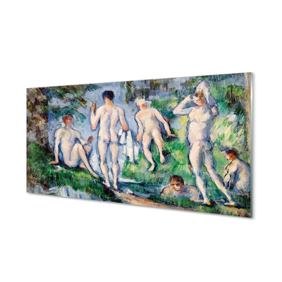 Pannello paraschizzi cucina Bagnante - Paul Cézanne