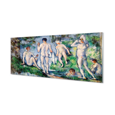 Pannello paraschizzi cucina Bagnante - Paul Cézanne