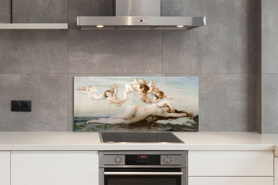 Pannello paraschizzi cucina La nascita di Venere di Sandro Botticelli