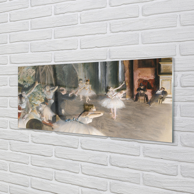Rivestimento parete cucina Prove di balletto sul palco - Edgar degas