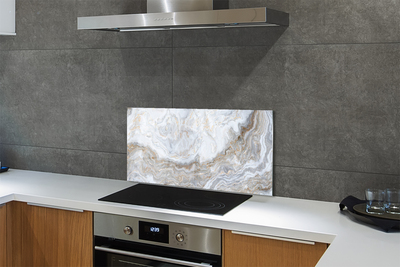 Rivestimento parete cucina Macchie di pietra di marmo