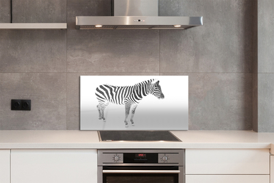 Rivestimento parete cucina Zebra dipinta