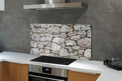 Pannello paraschizzi cucina Muro di mattoni in pietra