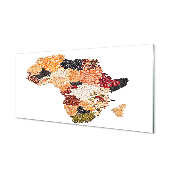 Pannello paraschizzi cucina Mappa delle spezie