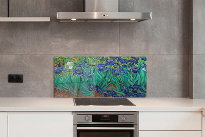 Pannello paraschizzi cucina Iris di Vincent van Gogh