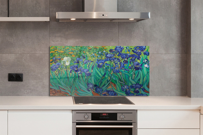 Pannello paraschizzi cucina Iris di Vincent van Gogh