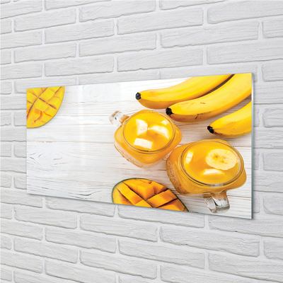 Rivestimento parete cucina Cocktail di banane al mango