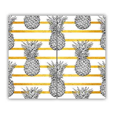 Tagliere in vetro Strisce di ananas