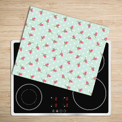 Tagliere in vetro Rose di pattern