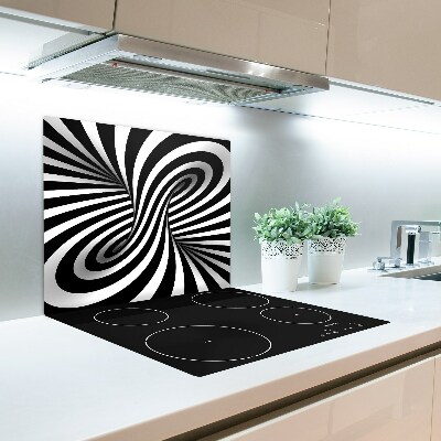 Tagliere in vetro Vortex di astrazione