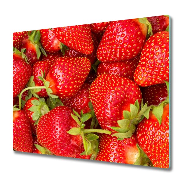 Tagliere in vetro temperato Fragole
