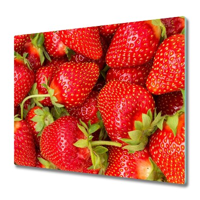 Tagliere in vetro temperato Fragole