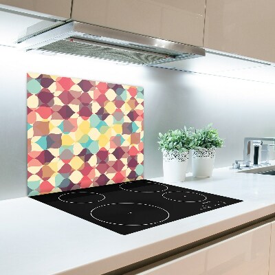 Tagliere in vetro temperato Sfondo geometrico