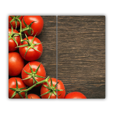 Tagliere in vetro Pomodori sul legno