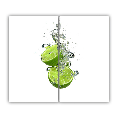 Tagliere in vetro Lime sott'acqua