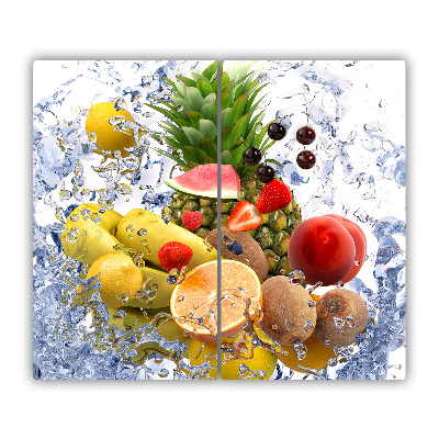 Tagliere in vetro Frutta e acqua