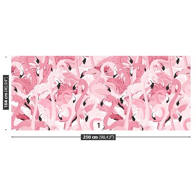 Carta da parati Flamingos rosa