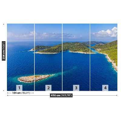 Carta da parati Isola della Croazia