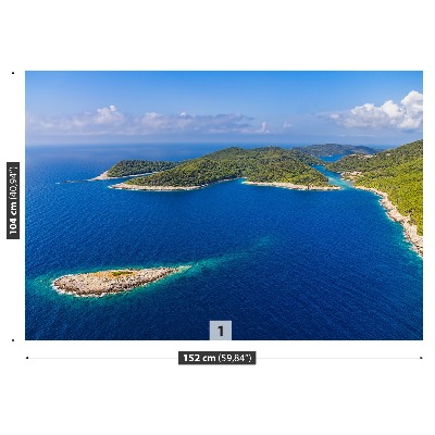 Carta da parati Isola della Croazia