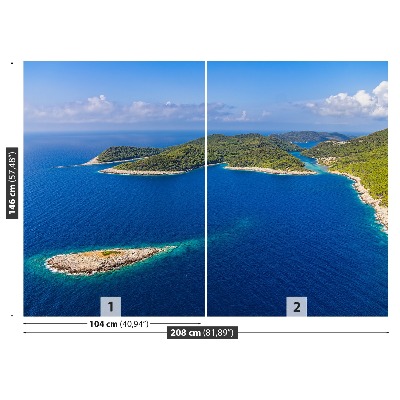 Carta da parati Isola della Croazia