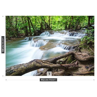 Carta da parati Cascata nella foresta