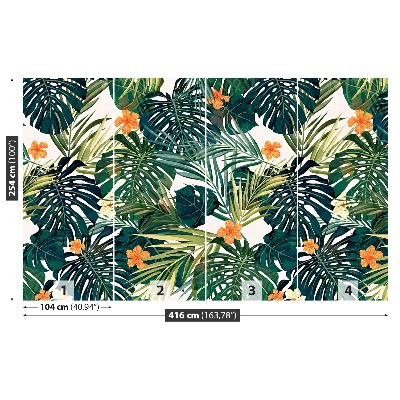 Carta da parati Pattern hawaiano