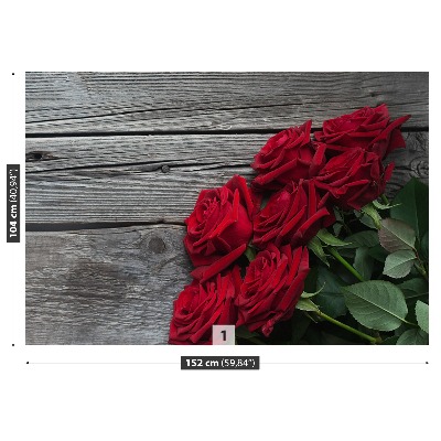 Carta da parati Rose rosse