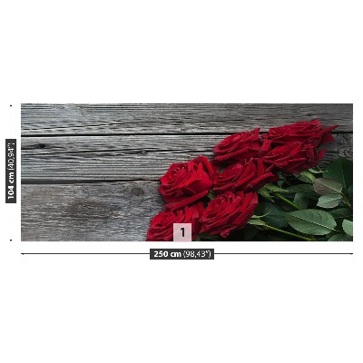 Carta da parati Rose rosse