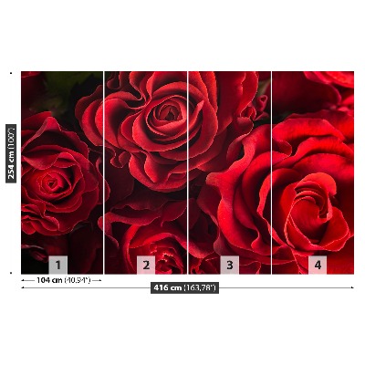 Carta da parati Rose rosse