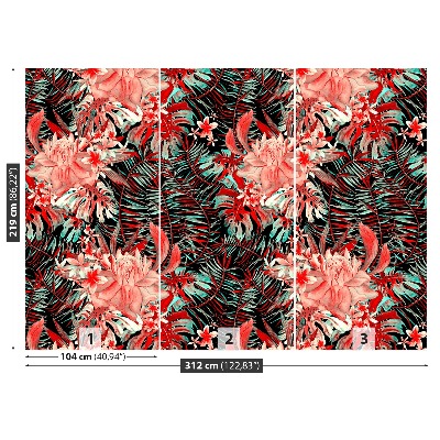 Carta da parati Pattern floreale