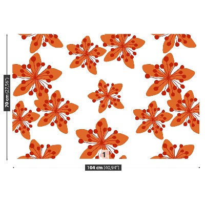 Carta da parati Pattern floreale