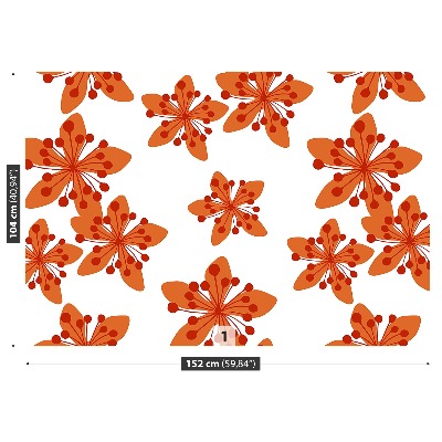 Carta da parati Pattern floreale