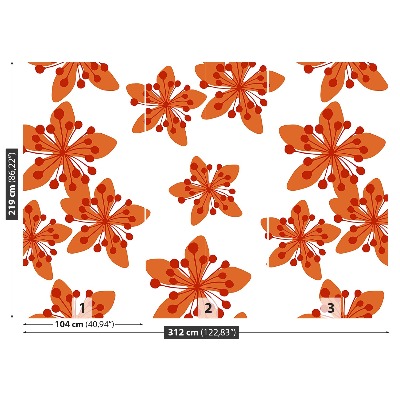 Carta da parati Pattern floreale