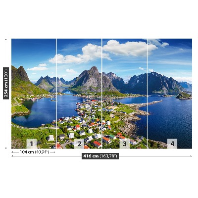 Carta da parati Lofoten Norvegia