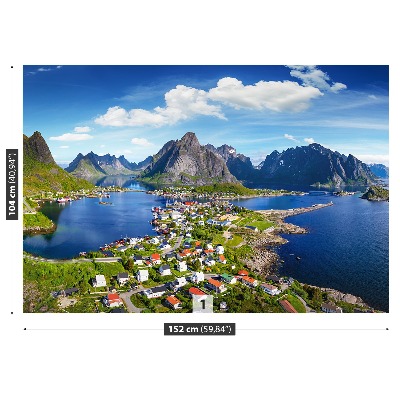 Carta da parati Lofoten Norvegia