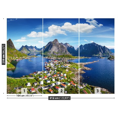 Carta da parati Lofoten Norvegia