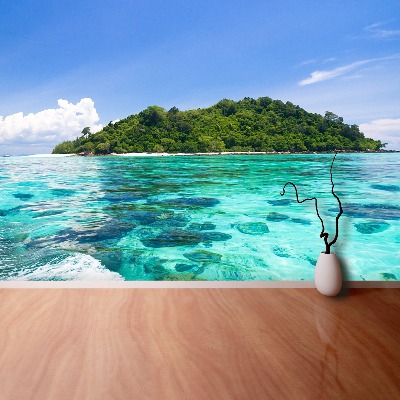 Carta da parati Isola blu