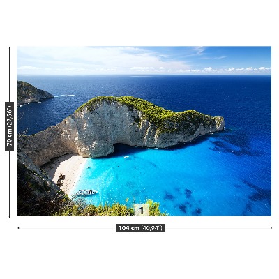 Carta da parati Spiaggia navagio