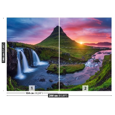 Carta da parati Vulcano Kirkjufell