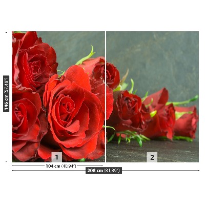 Carta da parati Rose rosse