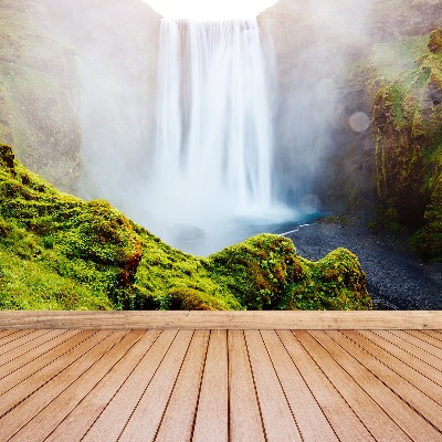 Carta da parati Cascata di skogafoss