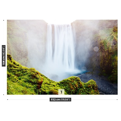 Carta da parati Cascata di skogafoss