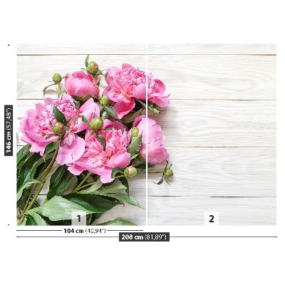 Carta da parati Peonies Bouquet