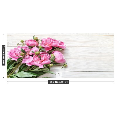 Carta da parati Peonies Bouquet