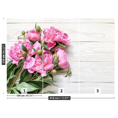 Carta da parati Peonies Bouquet