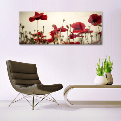 Quadro acrilico Fiori di papaveri